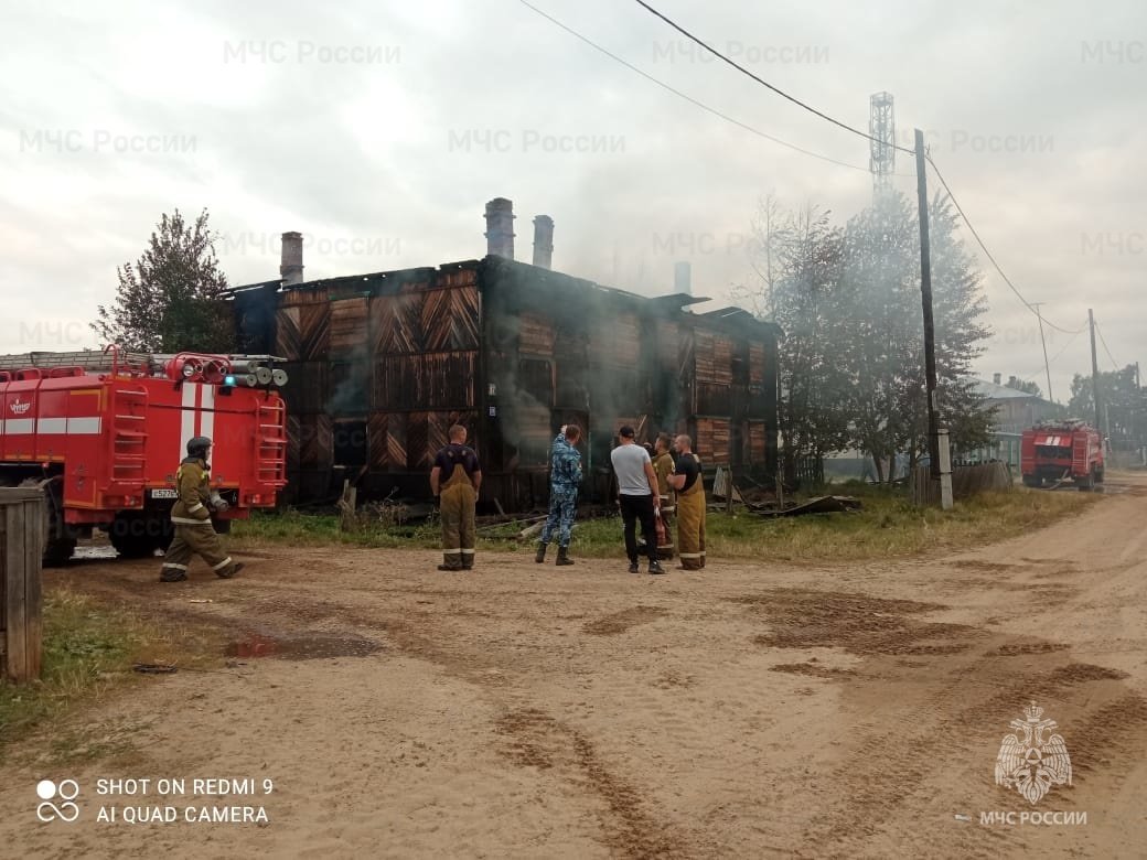 Пожар в Шелеховском районе