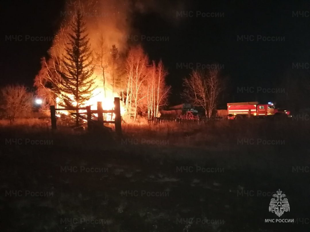 Пожар в Шелеховском районе